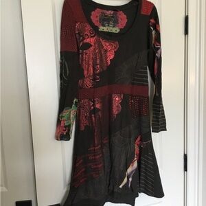 Desigual Women's Multicolor Long Sleeve Dress